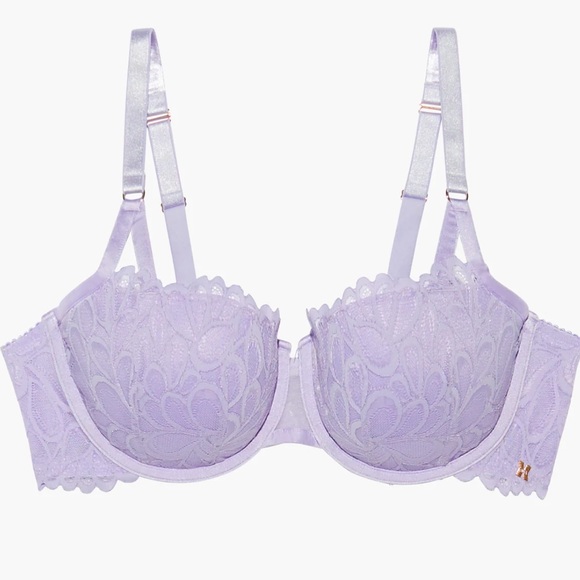 ✨Savage X Fenty Not Sorry Lightly Lined Lace Balconette Bra✨ - Picture 4 of 4